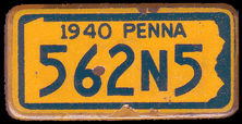 1940 Pennsylvania - Esso Bakelite (front)
