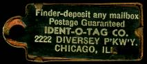 1941 Michigan "IDENT-O-TAG" (back)