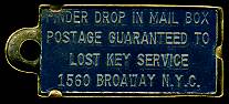 1940 Montana "Lost Key Service" (back)