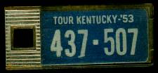 1953 Kentucky DAV Tag