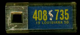 1950 Louisiana DAV Tag