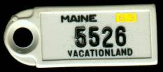 1963 Maine DAV Tag