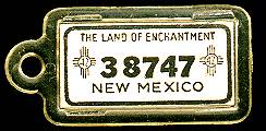 1942 New Mexico DAV Tag