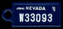 1961 Nevada DAV Tag