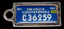 1964 Nevada DAV Tag
