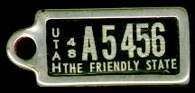 1948 Utah DAV Tag