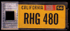 1960 California DAV Tag